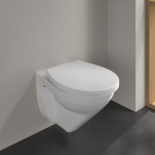 WC Suspendu Villeroy et Boch O.novo 360mm Blanc Alpin CeramicPlus 7682R0R1