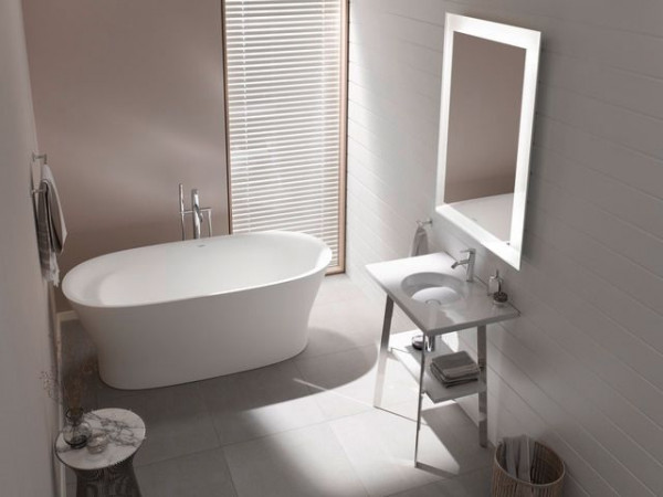 Meubelwastafel Duravit Cape Cod WonderGliss,1 gat 700x140mm Wit