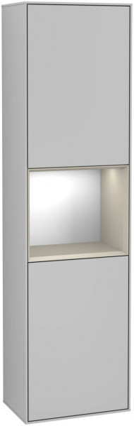 Villeroy en Boch Hoge Badkamerkast Finion 2 deuren 1515x420mm 3 LED