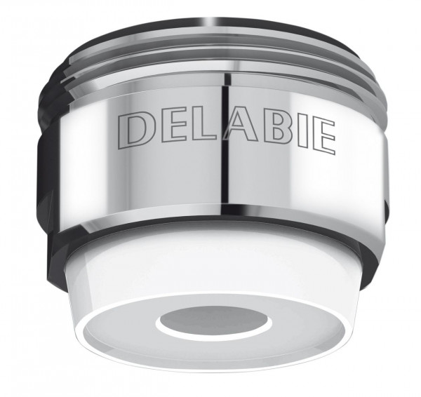 Delabie BIOSAFE Sortie hygiénique pour mitigeurs de lavabo de la gamme 2620 Chromé 926024