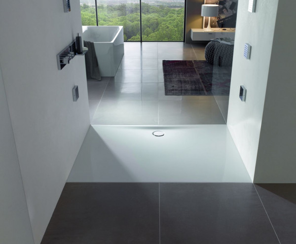 Receveur de Douche Bette rectangulaire Floor Side Rectangulaire StarWhite Acier Émaillé 3394-287