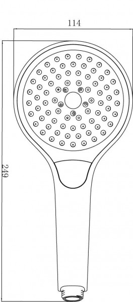 Handdouche Villeroy en Boch Verve Showers 3 stralen Zwart Mat