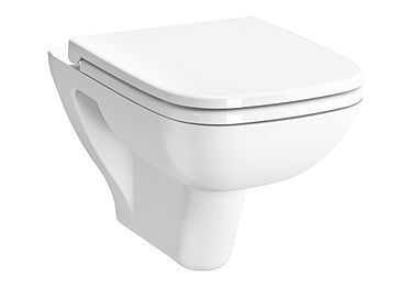 Cuvette WC Suspendu VitrA S20 avec fonction bidet 360x520 mm Blanc 5507B003-0850