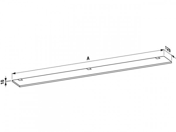 Laufen Glazen legger Frame 25