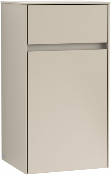 Villeroy en Boch Halfhoge Kast Collaro 1 lade 1 deur 404x748x349mm