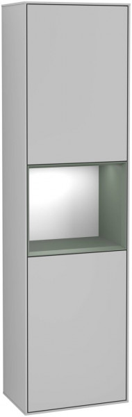 Villeroy en Boch Hoge Badkamerkast Finion 2 deuren 1515x420mm 1 LED