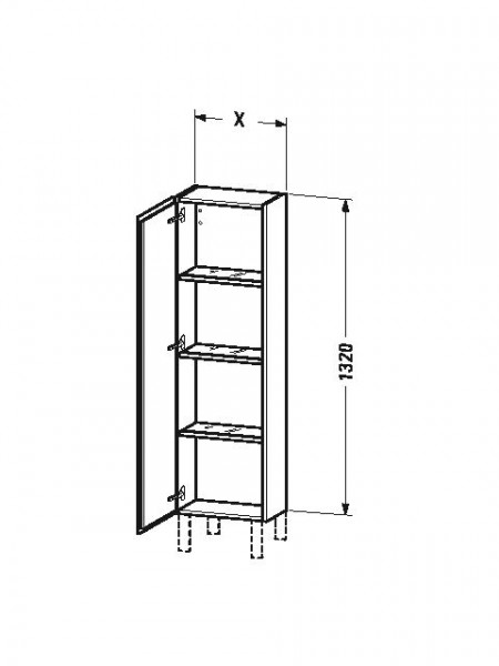 Duravit Zijkasten L-Cube 320 mm