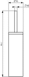 Ideal Standard Iom closetborstelgarnituur staand model chroom a9108my