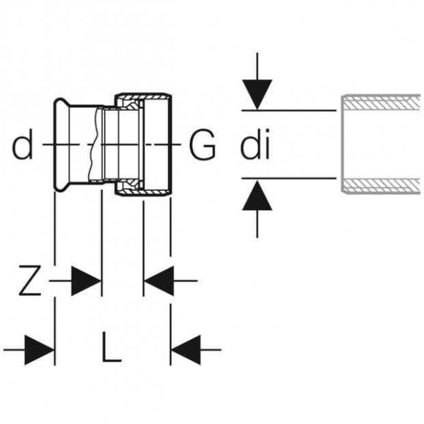 Geberit Snelkoppeling Mapress (35037)