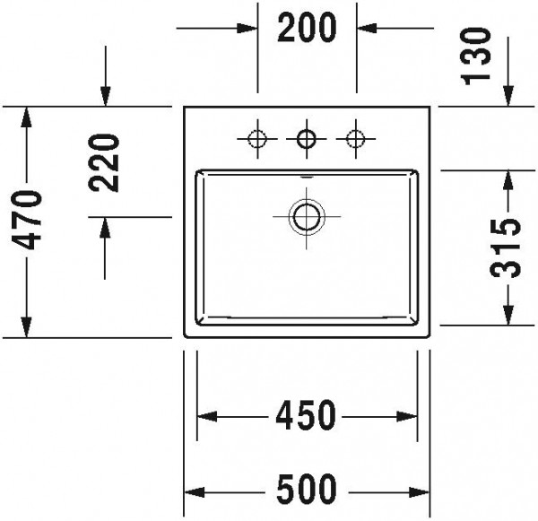 Duravit Wastafel Vero Air Sanitair Keramiek