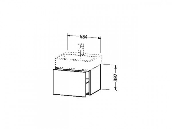 Duravit Wastafelmeubel Hangend Xsquare