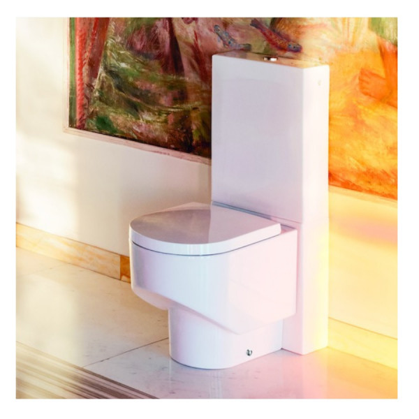Réservoir WC Standard Laufen UNIVERSAL à poser, 2 pièces, Raccord eau latéral Blanc