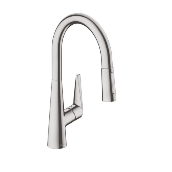 Robinet Cuisine Douchette Hansgrohe Extractible Talis S 200 Finition Inox 72813800