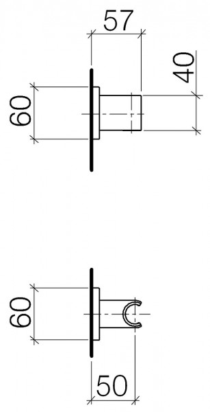 Dornbracht Douchekophouder Universal (28050980)