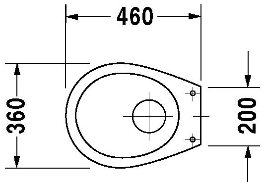 Duravit Duraplus Staande toilet (180010)