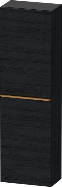 Meuble Suspendu Duravit D-Neo demi-colonne, porte droite, poignée bronze 1320mm Chêne Noir Mat DE1318R04160000