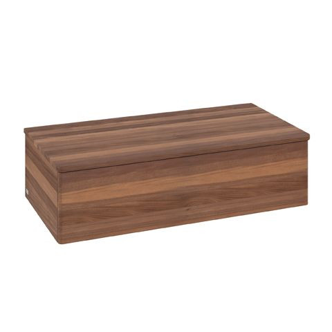 Wandmeubel Villeroy en Boch Antao 1 lade 1000x268x500mm Warm Walnut/Honey Oak