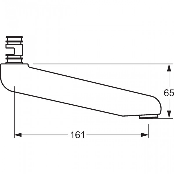 Hansa CARE Uitloop sanitairkranen 02692000