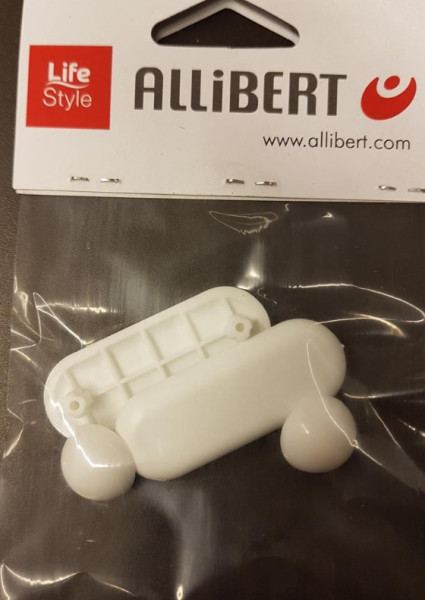 Tampons pour abattant WC Allibert Kit de tampons pour toilettes Blanc 822307