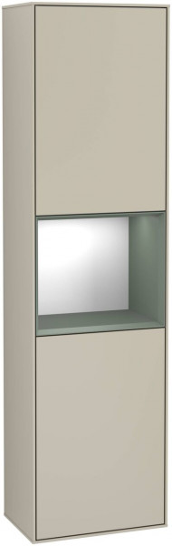 Villeroy en Boch Hoge Badkamerkast Finion 2 deuren 1515x420mm 3 LED