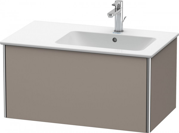 Meuble Pour Lavabo Encastrable suspendu Duravit XSquare pour 233683,234583,234683 Basalte Mat 810 mm