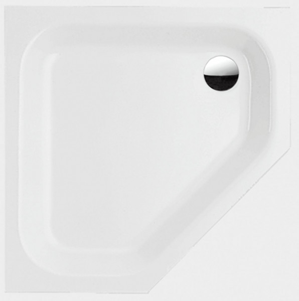 Receveur de Douche 90x90 d'Angle Bette Caro 900x900x35mm 5 coins sans tablier 7189-413PLUS