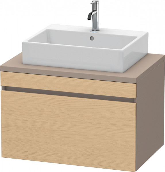 Meuble Pour Vasque à Poser Duravit DuraStyle 1 tiroir 800x512x548mm Basalte Mat/Chêne Naturel Mat DS531203043 DS531203043