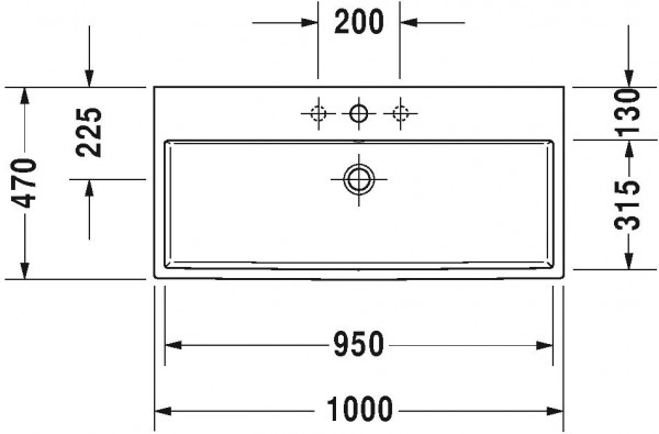 Duravit Wastafel Vero Air Sanitair Keramiek