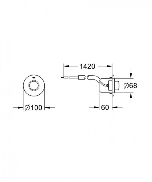 Grohe Onderdelen spoeler 37060000