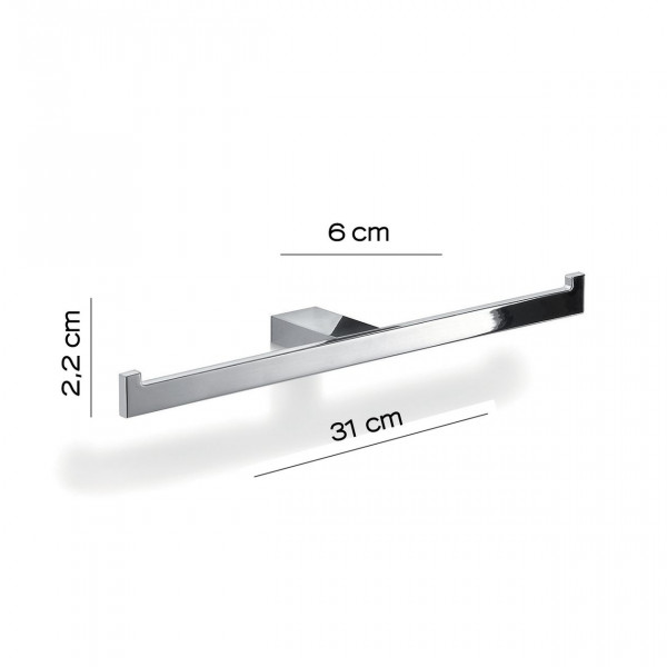 Gedy Toiletrolhouder G-LANZAROTE dubbel 22x310x60mm Chroom