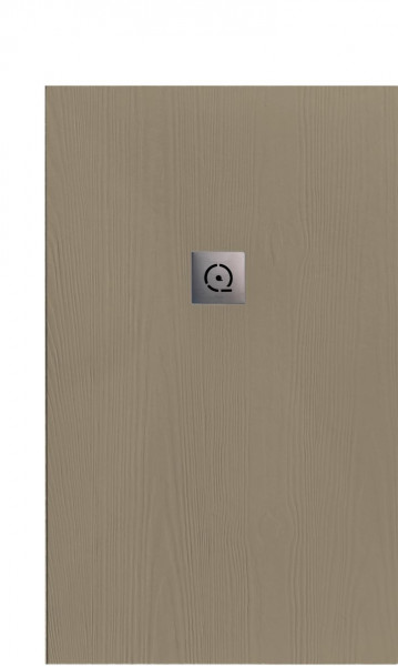 Receveur de Douche Rectangulaire Quare RELIEF PLUS Bois 800x1900x30mm Macciato