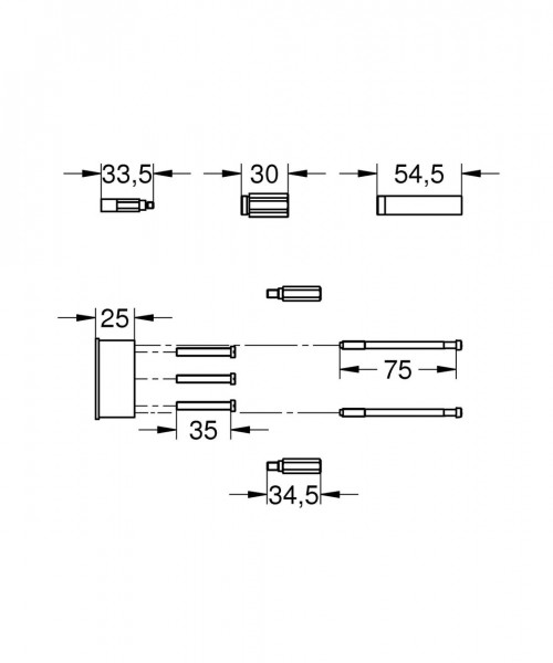 Grohe Afdekkap (46215)