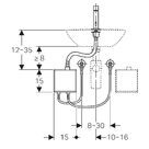 Geberit Brenta elektronische wastafelkraan koud voor generator chroom 116.175.21.1