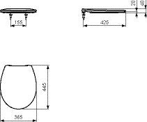 Ideal Standard Toiletzitting Revo (E1317)