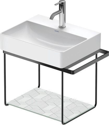 Meubelpoot Duravit DuraSquare Metalen console 565x400mm Zwart Mat