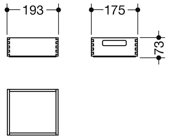 Hewi Houten box System M 40 Walnoot