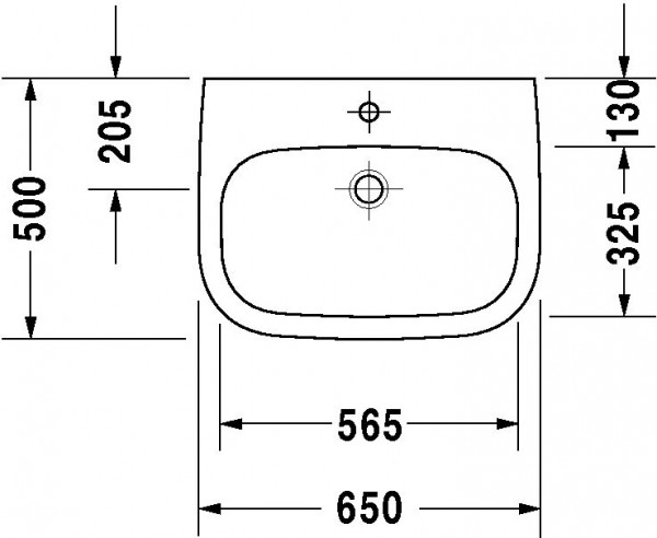 Duravit D-Code Med Meubel Wastafel (2311650)