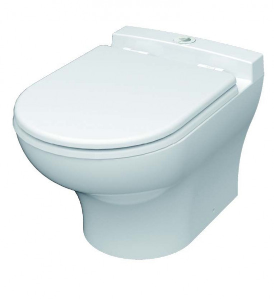 WC à Poser SFA Exclusif Short avec système de levage intégré, pour bateau, 24V 355mm Blanc SNEXSL24