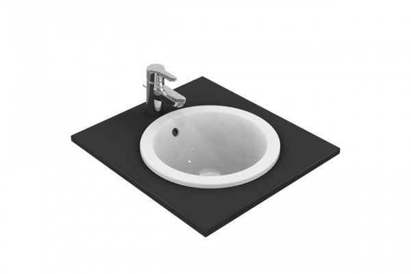 Vasque à Encastrer Ideal Standard Connect forme ronde 380mm Céramique Ideal + E5051MA