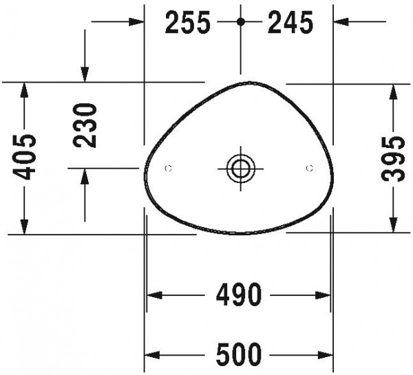 Duravit Cape Cod Opzetwastafel(233950)