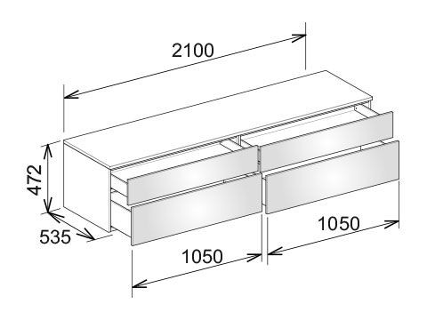 Keuco Edition 400 Sideboard (317731100)