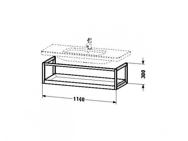 Duravit Wastafelmeubels DuraStyle 1140 mm