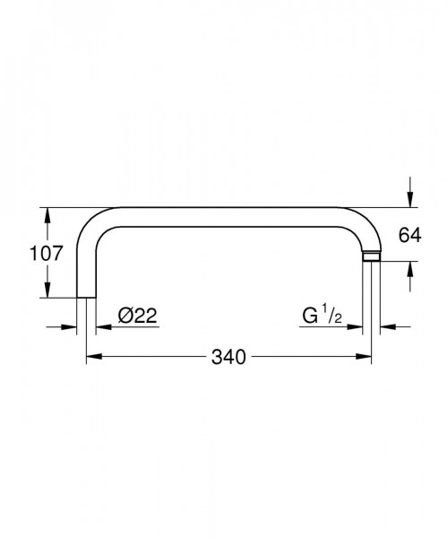 Grohe Buis Universeel Tube Regulator 14018000