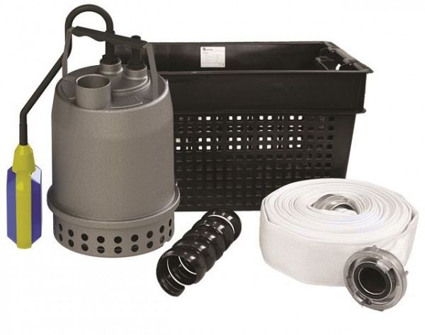 SFA Kit d'Urgence SANISUB STEEL en acier inoxydable avec pompe, panier et tuyau SANISUBSTEEL101