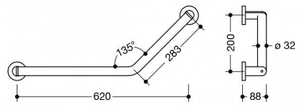 Hewi Badgreep Hoek System 900