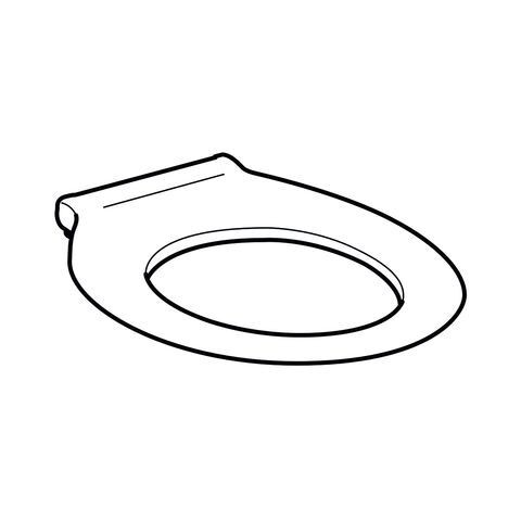 Geberit Invalidentoilet Renova Comfort Antibacteriële klep 448x360x42mm