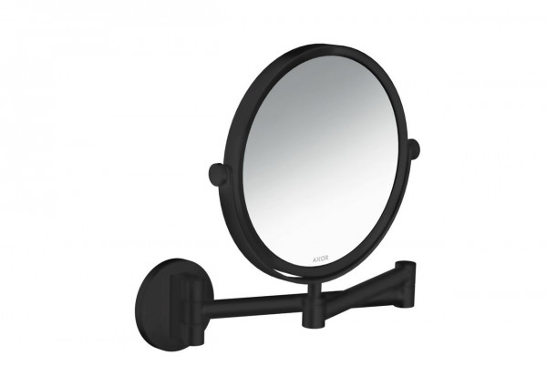 Miroir Grossissant Non Lumineux Axor Universal Circular 223x257mm Noir Mat