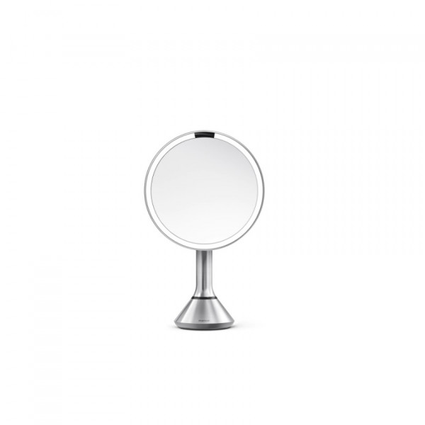 Spiegel met Sensor, Rond, 5x Vergroting, Zilver - Simplehuman