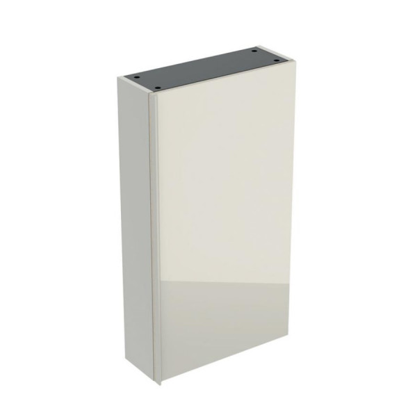 Geberit Acanto bovenkast 1 deur 82x45x17.4cm links/rechts zandgrijs 500.639.jl.2