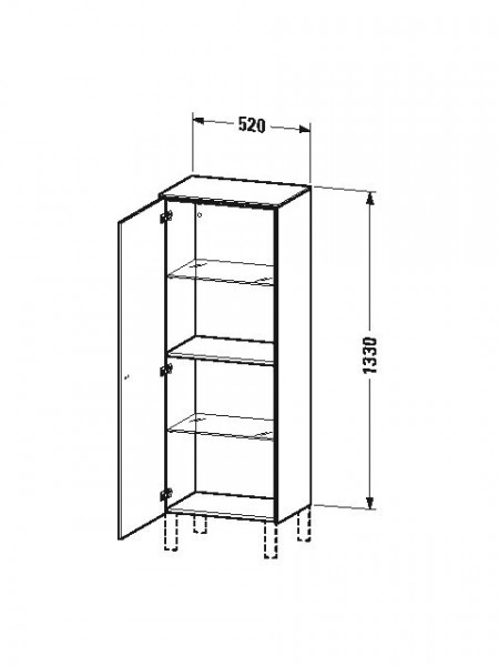 Duravit Hoge Badkamerkast Brioso 360 mm